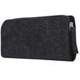 thumbnail image 1 of Caso de la pluma fieltro bolsa de lápiz de almacenamiento espesado pincel plana herramientas de almacenamiento a prueba de polvo (gris oscuro), 1 of 8