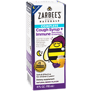 Zarbee's Naturals Children's Nighttime Cough Syrup & Immune Support Liquid - Natural Berry - 4 Fl Oz