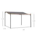 thumbnail image 2 of DEXS Steel Outdoor Pergola Gazebo, Sturdy and Durable Structure for Patio and Backyard, Offering Ample Shade as a Canopy, Ideal for Garden Decoration and Outdoor Relaxation Grey, 2 of 12