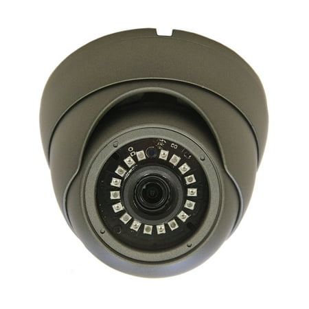 101AV Security Dome Camera 1080P 1920x1080 True Full-HD 4in1(HD-TVI, AHD, CVI, CVBS) 2.8mm Fixed Lens SONY 2.4 Megapixel STARVIS IR Indoor Outdoor Camera WDR DayNight HomeOffice 12VDC (Charcoal)