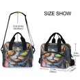 thumbnail image 3 of Lunch Bag Portable Crossbody Meal Bag Cooler Bag Insulated Lunch Bag Food Bag Handheld & Crossbody Design Cool Cat, 3 of 6