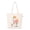 Peace Love Flamingo, variant on FINGERCRAFT Tote Bag, Lightweight High Capacity Natural Canvas Shopping Bag, Multipurpose Regular Uses Grocery and Carry Bags for Men Women Bee Happy