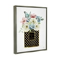 thumbnail image 3 of Stupell Industries Perfume de Paris Flower Bouquet Botanical & Floral Painting Gray Floater Framed Art Print Wall Art, 3 of 6