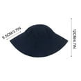 thumbnail image 2 of Xihbxyly Sombrero para El Sol, Material de Algodón Suave, Protección Solar Upf 50+, Correa Ajustable para La Barbilla, Ligero y Plegable, Perfecto para Playa, Pesca, Senderismo, 2-4 Años, Circunferen, 2 of 7