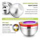 thumbnail image 3 of Juego Bowls Acero Inox Ensaladera Mezclar Cocina Malubero Multicolor, 3 of 5