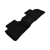 3D MAXpider 2013-2018 Nissan Altima Sedan Kagu 2nd Row Floormats - Black (L1NS05721509)