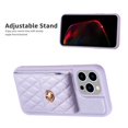 thumbnail image 3 of Dteck Wallet Case for iPhone 13 Pro, Cute Luxury Bag Design, Elegant Purse Flip Card Pouch Cover Soft PU Leather Case with Shoulder Strap,Light Purple, 3 of 6