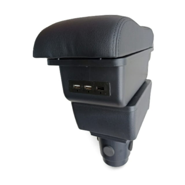 Descansabrazos para Duster NG Con 3 puertos USB costura negra ondulado TSIKA-SL Modelo G