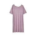 thumbnail image 2 of Naittoop Nightgown for Women Modal Sleepshirts Short Sleeve Nightshirt Plus Size Night Gown Sleepdress Soft Comfy Nightdress, 2 of 5