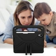 thumbnail image 5 of Dteck Case for Apple iPad mini 6th Generation (2021) 8.3-inch,Shockproof EVA Foam Kids Friendly Handle Lightweight Protective Shell Back Kickstand Cover for iPad mini 6,Black, 5 of 6