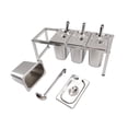 thumbnail image 3 of Polished Mirror Surface Stainless Steel Spice Container Box Rack Organizer Stand for Kitchen Supplies, 3 of 7