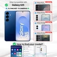 thumbnail image 2 of Entronix 2-in-1 Heavy Duty Case Compatible with Galaxy S25 with Screen Protector, Navy Blue, 2 of 8