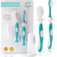 thumbnail image 1 of Set de cepillos de dientes para bebé Cherish Baby Care, silicona libre de BPA, 1 of 8