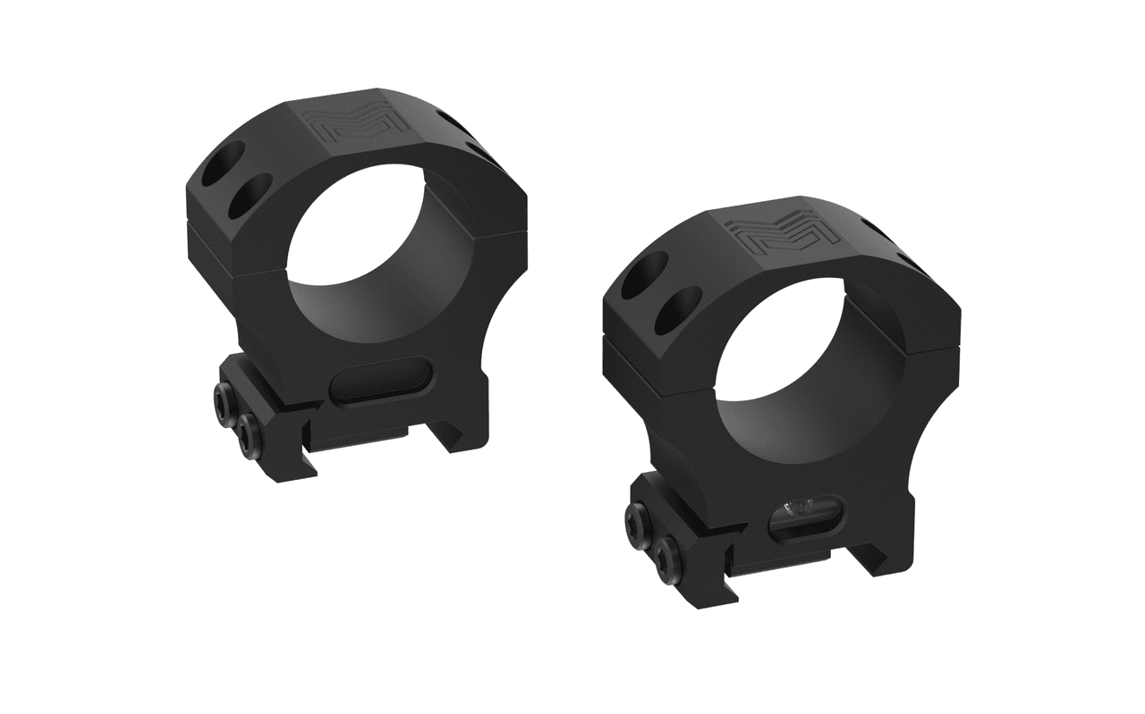 Monstrum 1 inch Precision Picatinny Scope Rings with Level Bubble 1