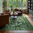 thumbnail image 7 of Moynesa Green Washable 5'x7' Area Rugs, Botanical Floral Large Rugs for Living Room Non-Slip Soft Modern Natural Rugs for Bedroom, Stain Resistant Accent Carpet for Dining Room Dorm Apartment, 7 of 7