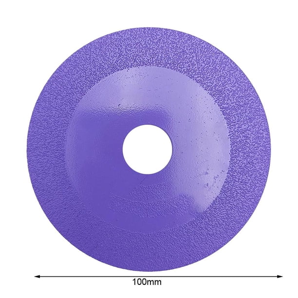 Hoja de sierra de diamante de 100 mm Kits de disco de corte de vidrio de jade de cerámica Herramienta de bricolaje (púrpura) Ehuebsd Para estrenar