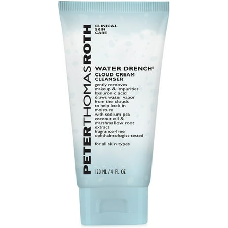 PTR Water Drench Cloud Cream Cleanser 4oz (Best Drugstore Cream Facial Cleanser)