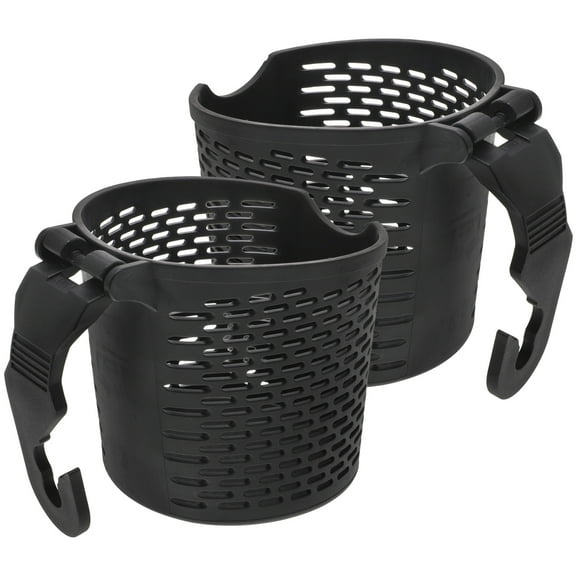 2-Pack Car Back Seat Cup Holders with Storage Organizer for Travel, Vehicle Convenience, and Easy Access