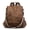 Brown, variant on PRIYAL Leather Laptop Backpack for Women, Work Travel Bag, Teacher Nurse Convertible Backpack Purse