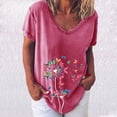 thumbnail image 2 of Elegante mujer con cuello en V estampado camiseta blusa Tops sudadera OAVQHLG3B Store  lin121212, 2 of 4