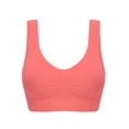 thumbnail image 4 of QELUSQELUS Women Seamless High Stretch Shockproof Perspiration Solid Sports Bra, 4 of 6