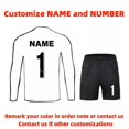 thumbnail image 1 of Chándal de portero de fútbol para adultos y niños, camiseta personalizada, uniforme de manga larga, traje de portero, 1 of 5