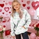 thumbnail image 3 of TaTaai Valentine's Day Printed Hoodie, Youth Long Sleeve Pullover, Pocket Casual Sweatshirt, Holiday Gift Apparel Gift, 3 of 9