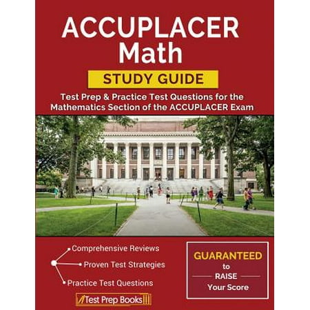 Accuplacer Math Study Guide - Walmart.com