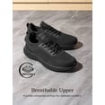 thumbnail image 3 of Zapatos de Trabajo Antideslizantes para Hombre Bruno Marc, Livianos, Negros, Talla 13, 3 of 9