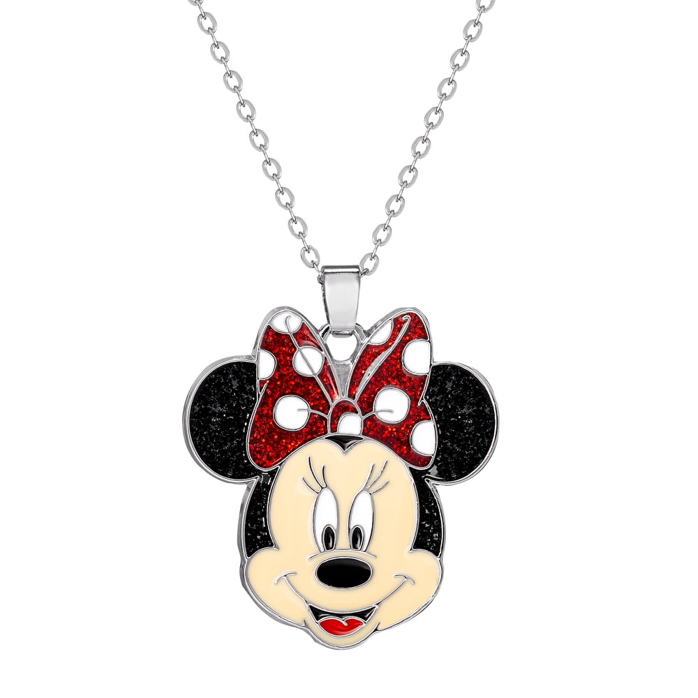 minnie mouse gold necklace
