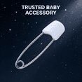 thumbnail image 5 of QARUN 2026 New 50Pcs Baby Safety Pins Multiple Sizes Baby Diaper Pin Flexible Use Safety Pin for Diaper Clothing Crafting White, 5 of 6