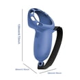thumbnail image 2 of Tapa de silicona para controladores Grip 2 Rocker para Meta Quest 3 azul y blanco blanco, 2 of 7
