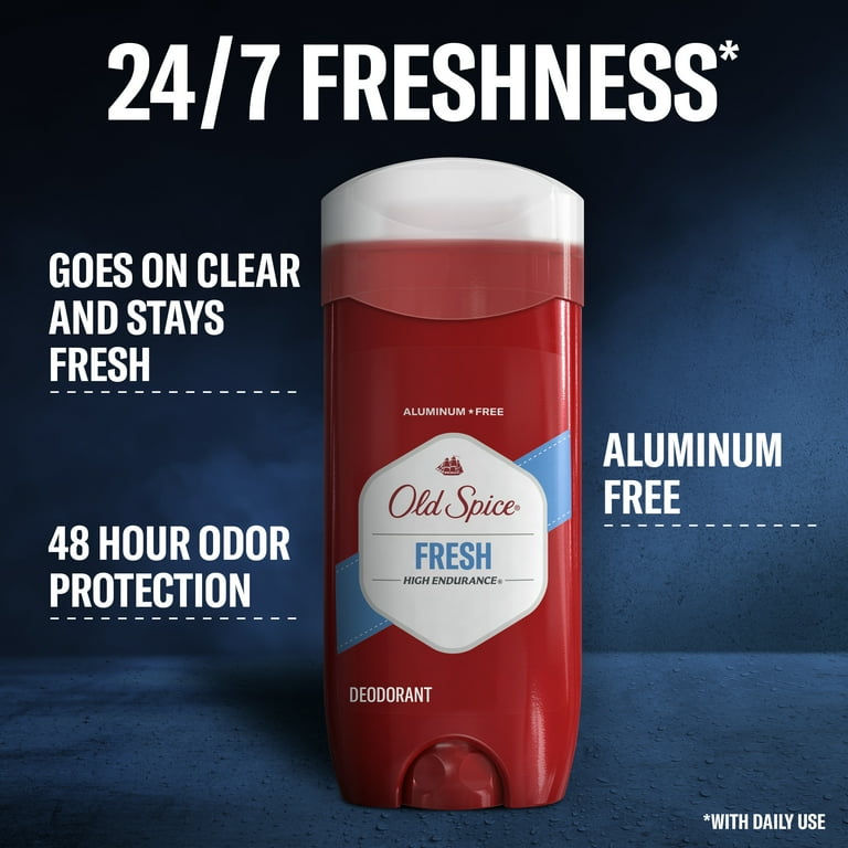 Old Spice Deodorant for Men High Endurance Fresh Scent 3x3.4oz