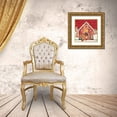thumbnail image 3 of Medley, Elizabeth 20x20 Gold Ornate Wood Framed with Double Matting Museum Art Print Titled - Joyful Gingerbread Village I, 3 of 4