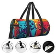 thumbnail image 3 of Balery Gaming Bolsa de Gimnasio para Mujeres y Hombres, Bolsa de Viaje Impermeable, Bolsa de Fin de Semana con Compartimento para Zapatos y Bolsillo Húmedo, 3 of 6