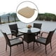 thumbnail image 3 of COJÍN DE ASIENTO DE PATIO COMEDOR COCINA ALMOHADILLA DE COJÍN LAVABLE A MÁQUINA Beige obscuro, 3 of 9