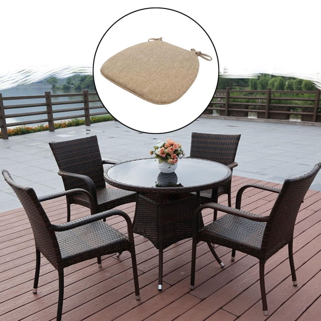 Cojín para silla para sillas de comedor, silla antideslizante/cojín para asiento, cojín para silla de oficina y hogar, suministros Macarena Cojín del asiento