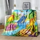 thumbnail image 2 of Mantas de franela con estampado 3D de dinosaurio para niños y adultos, ropa de cama cálida para viajes, mantas finas para camas, 2 of 4