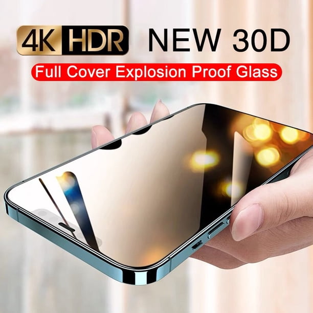 Vidrio protector de cubierta completa 30D para iphone 13 12 11 14 PRO MAX X XR Protector de pantalla iPhone 6 7 8 14 Plus película de vidrio templado Tan Jianjun unisex
