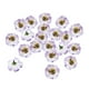 thumbnail image 3 of 20 piezas de artesanales adornos de tela flores de tela de poliéster de 40 mm para manualidades decoraciones de violeta claro BLESIY cabeza de flor de tela artificial, 3 of 8