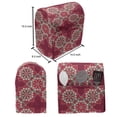 thumbnail image 4 of Mandala Stand Mixer Cover, Round Floral Motifs in Vibrant Colors Paisley Inspired Folkloric Ornament, Kitchen Appliance Organizer Bag Cover with Pockets, 5 Quarts, Pink Seafoam Peach, by Ambesonne, 4 of 4