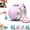 Pink+Print, variant on 2-in-1 Portable Dog Water Bottle with Foldable Silicone Bowl, 10oz/285ml Leak Proof Pet Water Dispenser, 304 Stainless Steel Travel Dog Water Bottle for Walking Hiking Camping (Pink+Print)