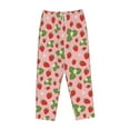 thumbnail image 4 of Daiia Strawberries Women's Sleep Pant with Pockets and Drawstring,Pajama Pants-Medium, 4 of 9