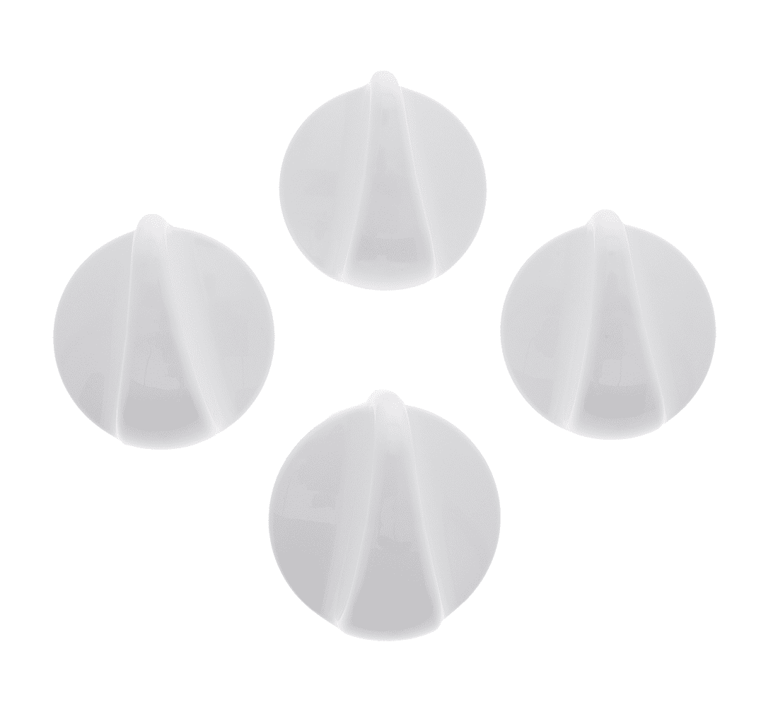Exact Replacement Parts WB03X23020 KIT, KNOB WHITE (SET OF 4) for GE