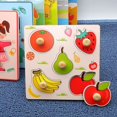 thumbnail image 1 of Rompecabezas de madera 3D Montessori para niños juguetes educativos de aprendizaje juegos para bebés rompecabezas para niños de 1 2 y 3 años, 1 of 5