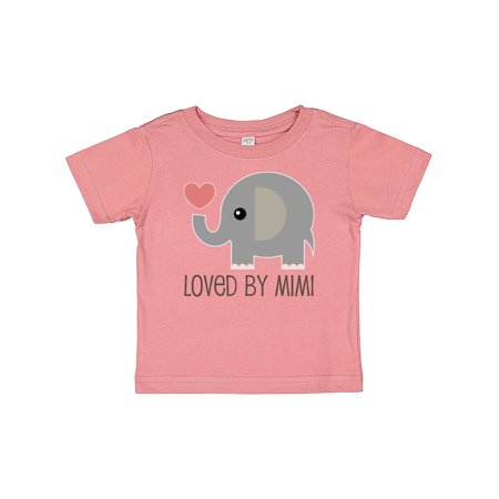 

Inktastic Loved By My Mimi grandchild Gift Baby Boy or Baby Girl T-Shirt