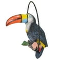 thumbnail image 3 of CarpNettore Toucan Tree Decor Sculpture Collection Decorative Tropical Animal Art Decor Bird With ring, 3 of 9
