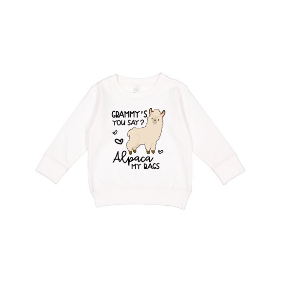 Inktastic Grammy's You Say Alpaca My Bags Toddler Sweatshirt