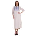 thumbnail image 1 of Phagun Kurta Ethnique Indienne pour Femmes Kurti Brodée Traditionnelle, 1 of 6