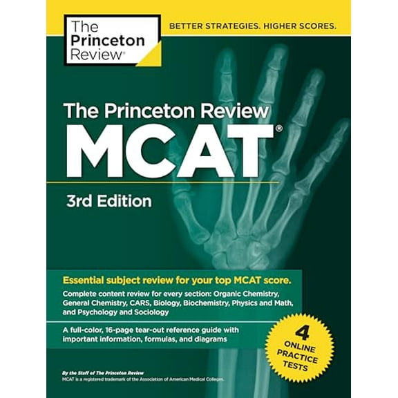 Pre-Owned The Princeton Review McAt, 3rd Edition: 4 Practice Tests   Complete Content Coverage (Paperback) 052556781X 9780525567813